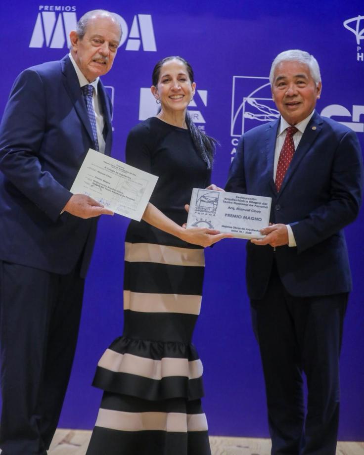 Premio Magno para restauración del Teatro Nacional, edición LXX concurso&nbsp;SPIA