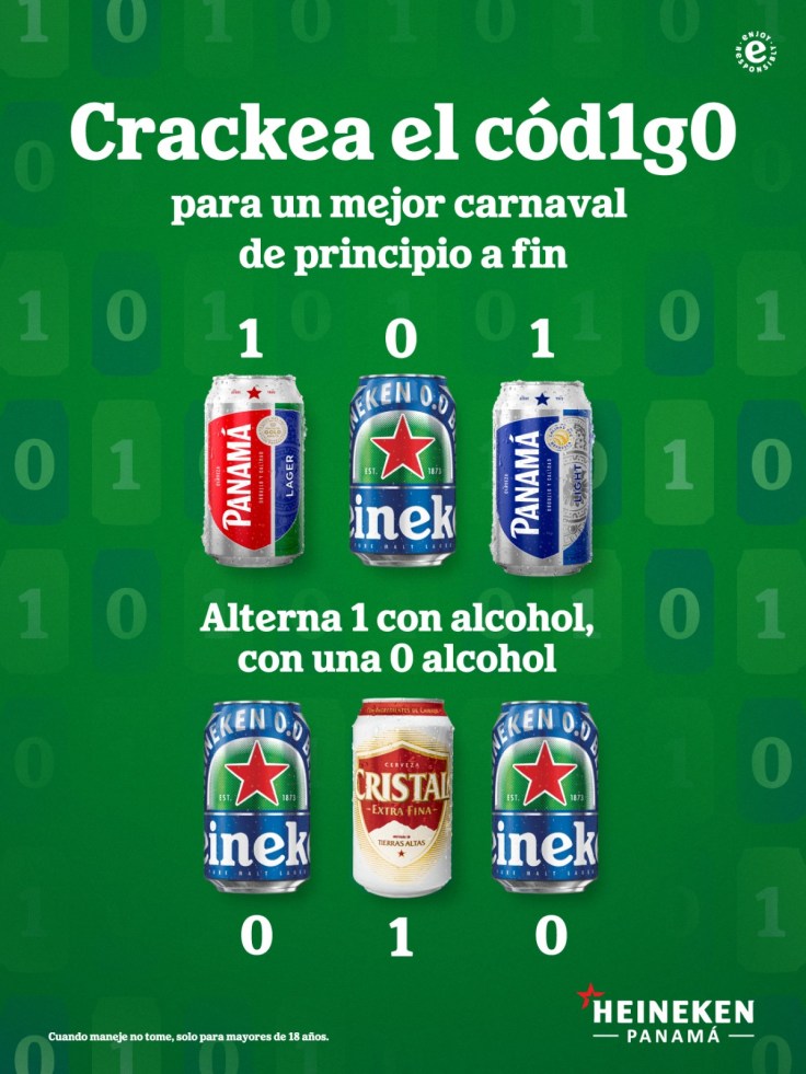 HEINEKEN Panamá impulsa movimiento consumo responsable en carnaval y disfrutarlo de principio a&nbsp;fin